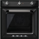 SMEG SF6905N1 beépíthető rusztikus légkeveréses sütő - fekete