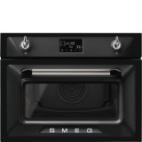Smeg SO4902M1N Victoria kombinált kompakt mikrohullámú sütő 45cm fekete