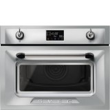 Smeg SO4902M1X Victoria kombinált kompakt mikrohullámú sütő 45cm inox
