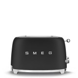 Smeg TSF01BLMEU 6 2 szeletes 950 W Fekete, Rozsdamentes acél kenyérpirító