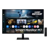 SMG MON SAMSUNG AI Smart VA monitor 32" M7, 3840x2160, 16:9, 300cd/m2, 4ms, 2xHDMI/3xUSB/USB-C/WiFi/Bluetooth, hangszóró (LS32FM700UUXDU)