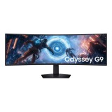 SMG MON SAMSUNG Ívelt Gaming 144Hz VA monitor 49" G9 G91F, 5120x1440 DQHD, 32:9, 350cd/m2, 1ms, HDMI,DP/USB (LS49FG910EUXEN)