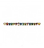 Smiley Happy Birthday felirat 193 cm