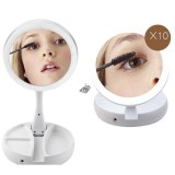 Sminktükör, kozmetikai tükör (nagyítós, ledes, asztali tükör)