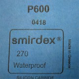 Smirdex 270 vízálló csiszolópapír - 230x280mm - P600