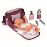 Smoby Baby Nurse: Pelenkázó táska kiegészítőkkel - 8 részes