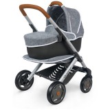 Smoby: Quinny 3 az 1-ben babakocsi, szürke