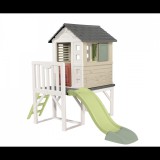 Smoby Vidám színes Kerti műanyag Házikó csúszdával 243 x 160 x 197 cm (7600810802)