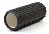 SMR masszázs henger tüskés NEURO 33x14 cm fekete - ENERO-Fit