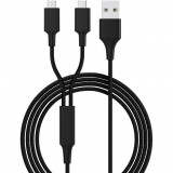 Smrter USB töltőkábel USB 2.0 USB-A dugó, USB mikro B dugó 1.20 m Fekete SMRTER_HYDRA_DUO_M_BK (SMRTER_HYDRA_DUO_M_BK)