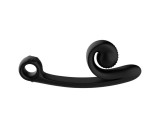 Snail Vibe Curve - 2in1 csiklóizgató vibrátor (fekete)