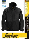 Snickers ALLROUNDWORK BLACK bélelt technikai szélálló télikabát - munkaruha