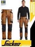 Snickers ALLROUNDWORK BROWN strech slim fit prémium lengőzsebs deréknadrág - munkaruha