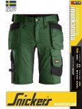 Snickers ALLROUNDWORK FOREST strech slim fit prémium lengőzsebes rövidnadrág - munkaruha