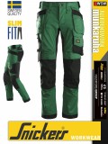 Snickers ALLROUNDWORK FOREST strech slim fit prémium lengőzsebs deréknadrág - munkaruha