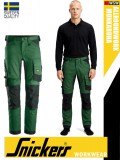 Snickers ALLROUNDWORK FORESTGREEN strech slim fit prémium deréknadrág - munkaruha
