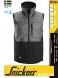 Snickers ALLROUNDWORK GREY bélelt technikai szélálló télimellény - munkaruha