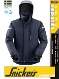 Snickers ALLROUNDWORK NAVY bélelt technikai 100% vízálló télikabát - munkaruha