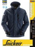 Snickers ALLROUNDWORK NAVY bélelt technikai vízálló télikabát - munkaruha