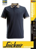 Snickers ALLROUNDWORK NAVY technikai lélegző galléros póló - munkaruha