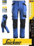 Snickers ALLROUNDWORK TRUEBLUE strech slim fit prémium lengőzsebs deréknadrág - munkaruha