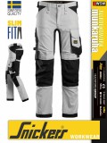 Snickers ALLROUNDWORK WHITE strech slim fit prémium deréknadrág - munkaruha