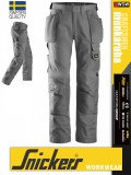Snickers CRAFTSMEN GREY technikai kopásbiztos lengőzsebes deréknadrág - munkaruha