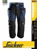 Snickers FLEXIWORK NAVY technikai stretch lengőzsebes rövidnadrág - munkaruha