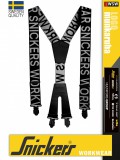 Snickers LOGO BLACK szövet hozentroger nadrágtartó - munkaruha