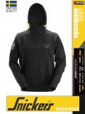 Snickers LOGO BLACK technikai kapucnis pulóver - munkaruha