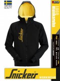 Snickers LOGO BLACK technikai kapucnis pulóver - munkaruha