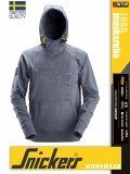 Snickers LOGO DARKBLUEMELANGE technikai kapucnis pulóver - munkaruha