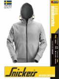 Snickers LOGO GREYMELANGE technikai kapucnis pulóver - munkaruha