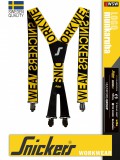 Snickers LOGO YELLOW szövet hozentroger nadrágtartó - munkaruha