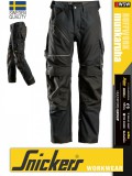 Snickers RUFFWORK BLACK canvas+ technikai pamutgazdag deréknadrág - munkaruha