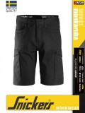 Snickers SERVICE BLACK technikai oldalzsebes rövidnadrág - munkaruha