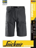 Snickers SERVICE STEELGREY technikai oldalzsebes rövidnadrág - munkaruha