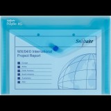 SNOPAKE Polyfile patenttal, A5, kék - 5 darabos kiszerelés (11360)