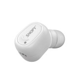 Snopy fülhallgató vezeték nélküli - sn-bt155 white (bluetooth v4.0, mikrofon, fehér, 1 fülhallgató!) 33384
