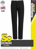 So Denim BLACK LEON slim férfi farmer deréknadrág - ruházat