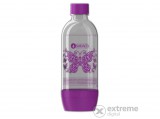 SodaCo szénsavasító flakon otthoni SodaCo Basic és Royal szódagéphez, 1 liter, rózsaszín, pillangó minta