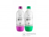 SodaCo szénsavasító flakon otthoni SodaCo Basic és Royal szódagéphez, 2x1 liter, lila - zöld
