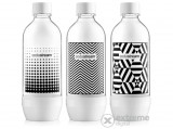 Sodastream Bottle Jet palack, fekete/fehér