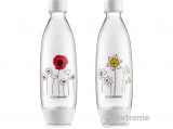 Sodastream Duo Fuse palack 1l, virágos, 2db