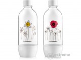 Sodastream Duo Jet palack 1l, virágos, 2db
