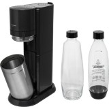 SodaStream Duo, Quick Connect, Mechanikus, Szabályozható, Műanyag, Fekete, Szódakészítő gép