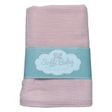Soffi Baby takaró muszlin dupla 70x90cm - koral
