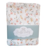 Soffi Baby takaró muszlin dupla virágmintás 70x90cm