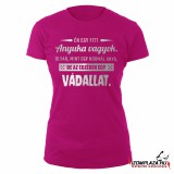 Sol's Én egy fitt anyuka vagyok...női póló - pink (csak XXL-es méretben rendelhető)