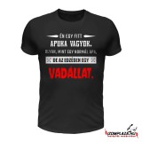 Sol's Én egy fitt apuka vagyok. Olyan, mint egy normál apa... (fekete póló)